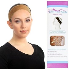 Wig Headband For Synthetic Hair, Wigs Hair Accessory by The Hair Grip - Tan