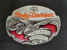 Harley-Davidson Buckle/Gürtelschnalle THE LEGEND LIVES ON