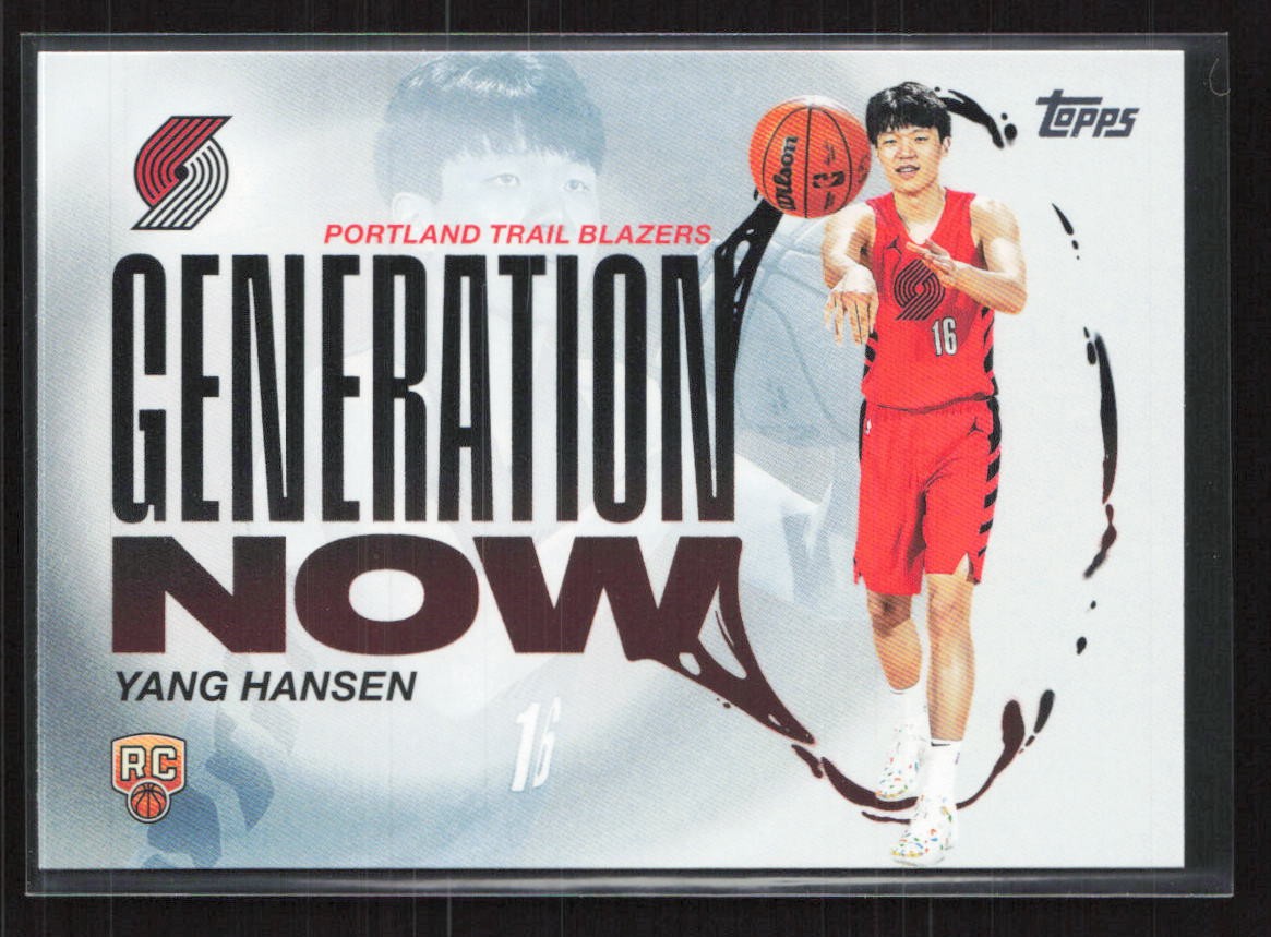 2025-26 Topps Generation Now #GN-16 Yang Hansen - NM/MT+