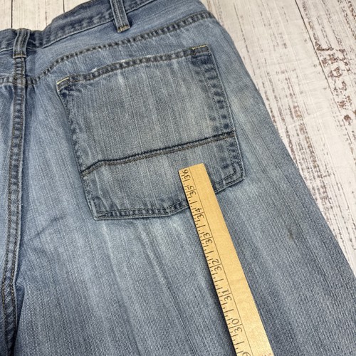 Vintage Y2K Old Navy Jeans Men's 38X32*30* Baggy Extra Loose Blue Grunge Skater - Picture 7 of 19