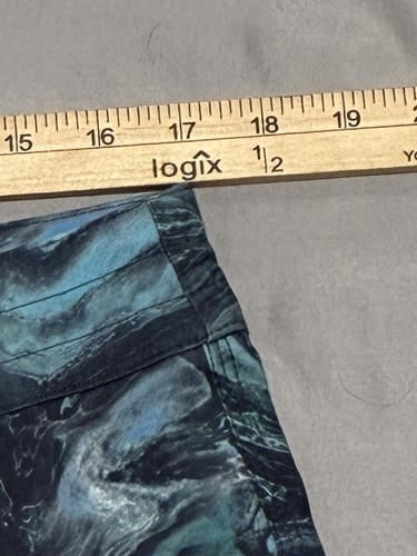 Huk Board Shorts Uomo 34 Blu Nero Verde Costume da Bagno Performance Pesca Acqua - Foto 5 di 15