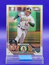 Aledmys Diaz 2023 Topps Chrome Update Prism Refractor SP 🔥 Athletics