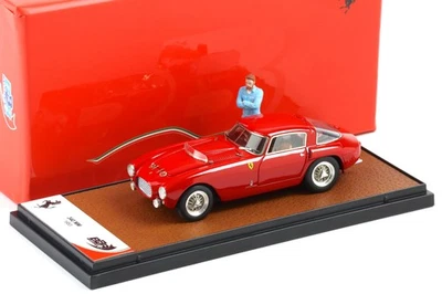 1:43 BBR Ferrari 340 MM S/N 0320 24h Le Mans 1953 Farina/Alcón rojo con figura