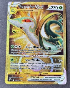 Serperior VSTAR 210/195 NM Gold Secret Rare - Silver Tempest - Pokemon TCG 2022