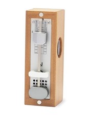 Nikko Advance 334 Wooden Mini Metronome Natural Made in Japan with Soft Case