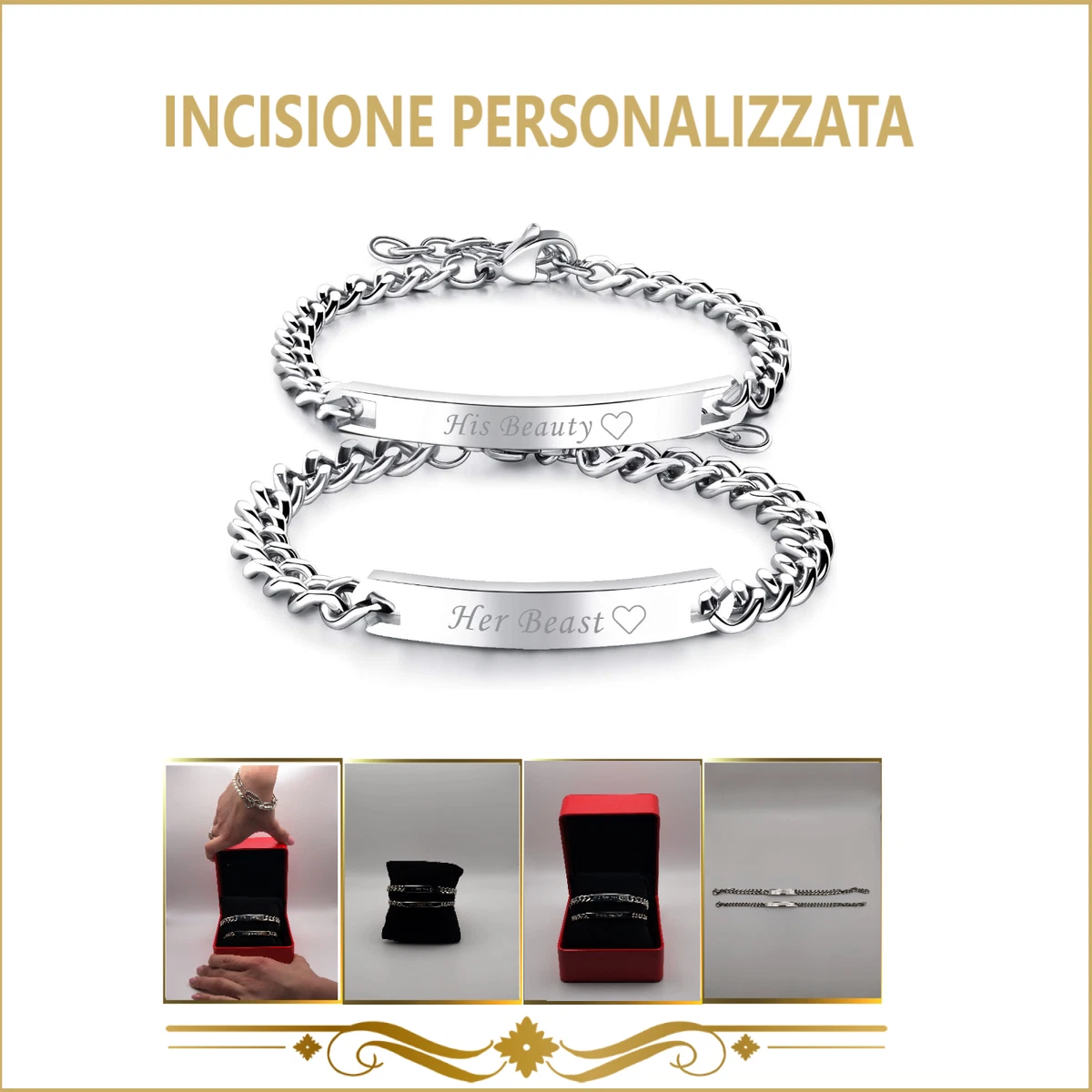 Braccialetti elastici personalizzati incisi con i colori della bandiera spagnola / Andalusia / Rainbow Pride / Repubblica / Corrida / Bracciale in tessuto di gomma - Italia