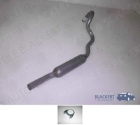 Auspuff ESD Endtopf Rechts für Ford Capri 2.0 + 2.3 + 2.8 + 3.0 V6 1973-1985