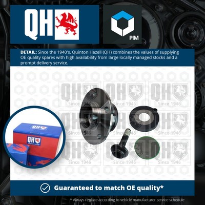 Wheel Bearing Kit fits AUDI A6 C7 2.8 Rear 10 to 15 CHVA QH 8K0501611A 8K0598611