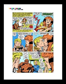 Jack Kirby Fantastici Quattro #67 Rara Produzione Art Pg 7