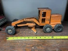Vintage 1960 Tonka Road Grader Orange Diesel No.  600