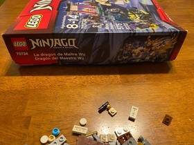 LEGO NINJAGO: Master Wu Dragon (70734)  W/ Box & Manuals  incomplete - READ