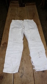 Pantalon blanc de travail de poilu WWI