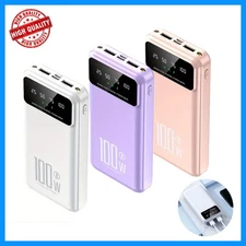 2026 Super 500000mAh USB Portable Charger Solar Power Bank for Cell Phone Gift