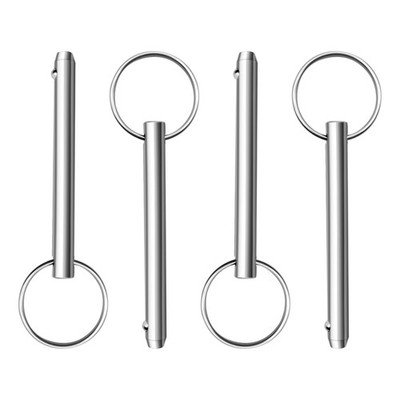 4 Pcs Quick Release Pin Diameter 1/4''6.3mm Overall Length 2.56''65mm Usable Le...