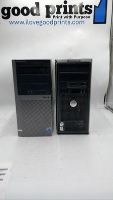 Dell OptiPlex 960 Core 2 vPro & 745 Core 2 Duo Desktop Tower PC Lot Of 2