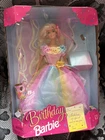 New- VINTAGE 1997 MATTEL BIRTHDAY Barbie #18224 Blonde Rainbow Shimmer Dress.