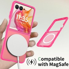 For Moto Razr 2026/2025/ Razr 50 Ultra Shockproof Silky Touch Magnetic Hard Case