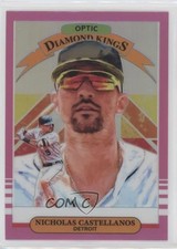 2019 Donruss Optic Diamond Kings Pink Prizm Nick Castellanos Nicholas #8 0c3e