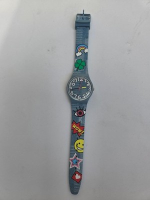 Swiss Swatch Originals Tacoon Pathes Design Sillicone Water Resistant