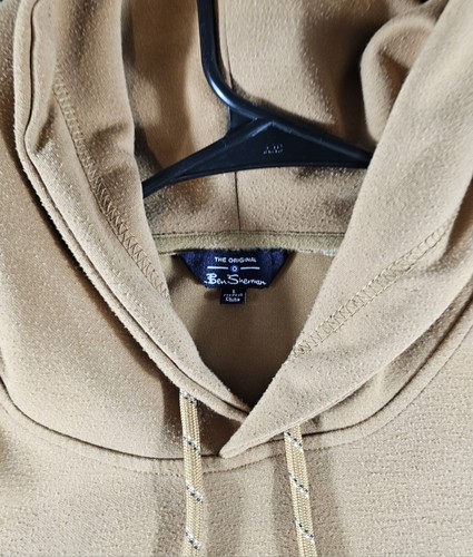 Ben Sherman Sportswear Full Zip Athletic Hoodies Long Sleeve Men's Size L Beige - Picture 2 of 8