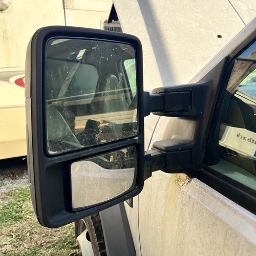 2008 - 2012 Ford F250 F350 Front LH Left Driver Exterior Door Manual Mirror OEM