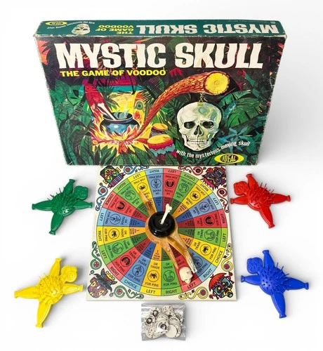 Mystic Skull The Game of Voodoo IDEAL 1964 Vintage Board Game Complete