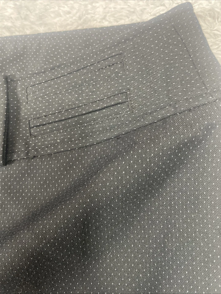 Sharagano Studio Women's Black White polka dot Pants Size 6 - Image 2 of 4