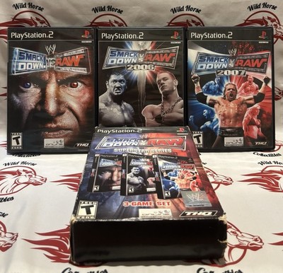WWE Smackdown vs. Raw Superstar Series 3 Game Set (All CIB)
