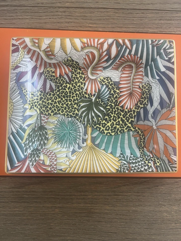 Hermes Porcelain Animaux Camoufles Change Tray Plate - Image 2 of 4