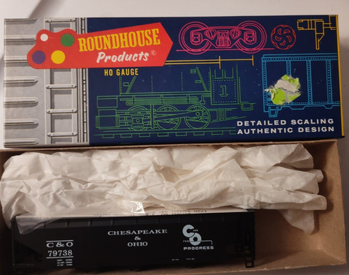 Kit Roundhouse Chesapeake Ohio 3 Bay Hopper Progress C&O 79738 escala HO | Condition: New