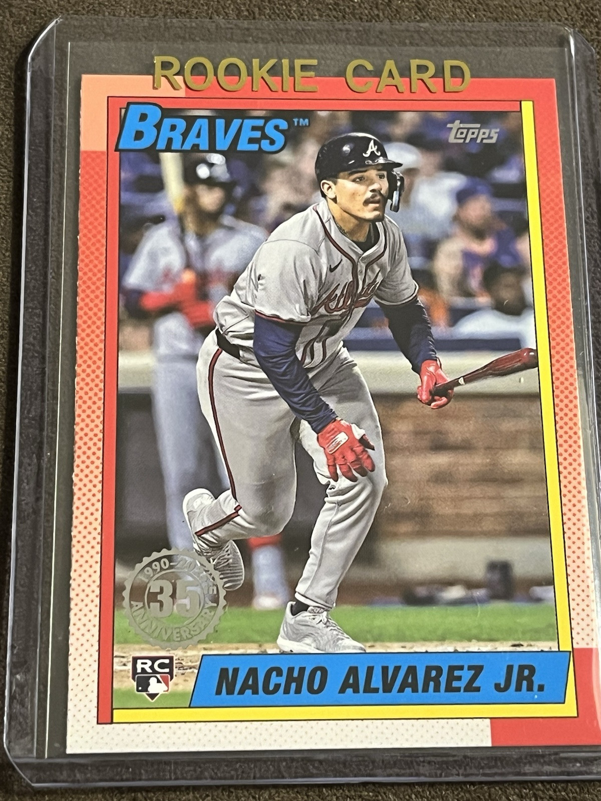 2025 Topps Series 1 - 1990 Topps Baseball #T90-79 Nacho Alvarez Jr. (RC)
