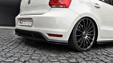 Street+ Diffusor Heck Ansatz passend für VW Polo GTI Mk5 FL schwarz Hochglanz