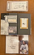 AUTOGRAPHS OF SIX OF THE TWELVE ASTRONAUTS WHO WALKED ON THE MOON -ALAN SHEPARD