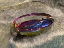 GRAV Ellipse Ashtray Designer Glass Ashtray Tobacco Cannabis 5&1/8x2&7/8x1&1/8