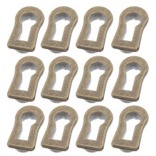 20pcs Keyhole Covers Multi-Functional Zinc Alloy Keyhole Insert Antique Keyhole