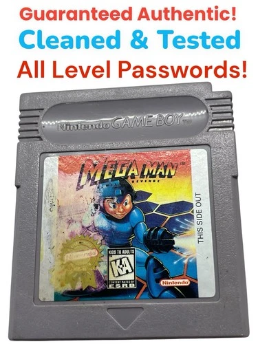 Mega Man: Dr. Wily's Revenge Nintendo Game Boy (GB) Tested Authentic Works Great