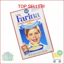 Farina Mills Fortified Farina Creamy Hot Wheat Cereal 28 oz (packaging may vary)