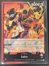 Sabo Leader OP13-004 One Piece Carrying On His Will Card