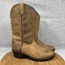 Smoky Mountain Cowboy Boots Youth Size 4 D Leather Western Rodeo Ranch Riding