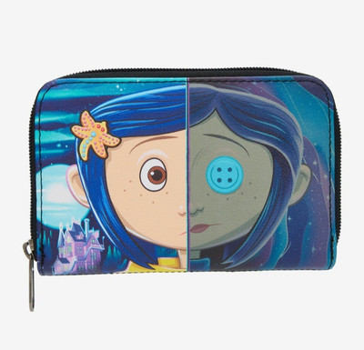 Loungefly Coraline Split Face WALLET NWT! Grunge Whimsigoth