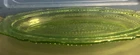 Vintage Uranium Federal Glass Patrician Green Depression Glass 11.5 inch Platter