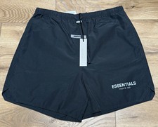Sz M - Brand New With Tags Fear of God Essentials Volley Shorts Black