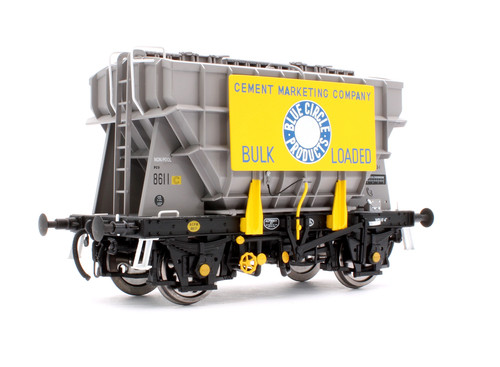 Ellis Clark Trains E3008C Presflo Wagon Plain Grey 8611 (TOPS mit Marketingboard) | Zustand: New