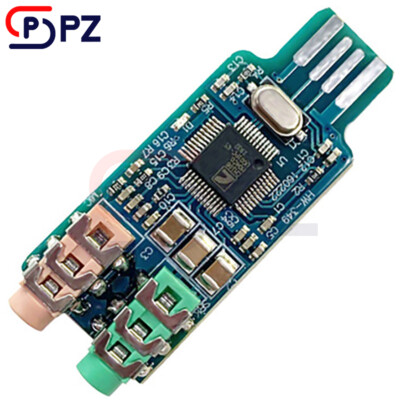 CM108 USB Drive Free USB Sound Card Laptop Computer External Sound Card ...