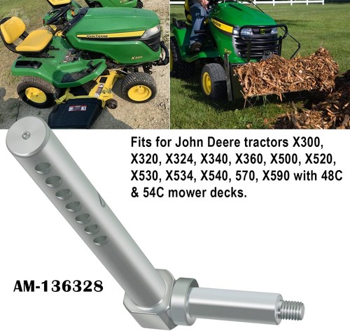 John Deere Discharge Chute Kit TCA16388 - Fits X300, X304, X320, Z355E & More Lawn Tractors