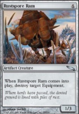 MTG magic cards 2x Rustspore Ram Mirrodin Light Play, English