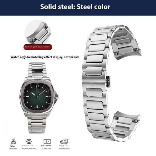 Für Mido Multifort TV M049526 Stahl Uhrenarmband M049 Metallarmband 22mm Strap Herren - Bild 12 von 13