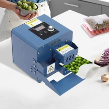 Commercial Plastic Bag Sealer 80W Heat Sealing Machine 0 - 200??C Blue Automatic