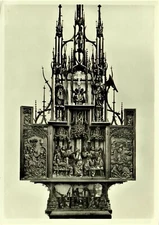 Germany Rothenburg ob der Tauber Tilmann Riemenschneider St. Jakob Postcard 1929