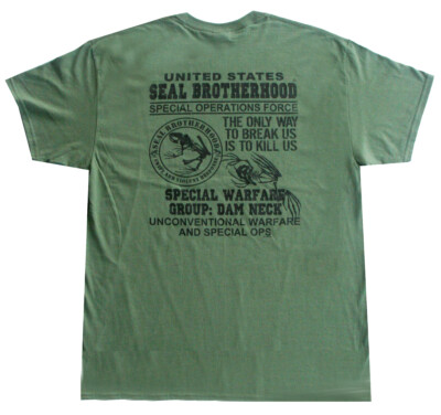 United States Seal Brotherhood  Two Logos Special Ops Operations Force T-Shirt